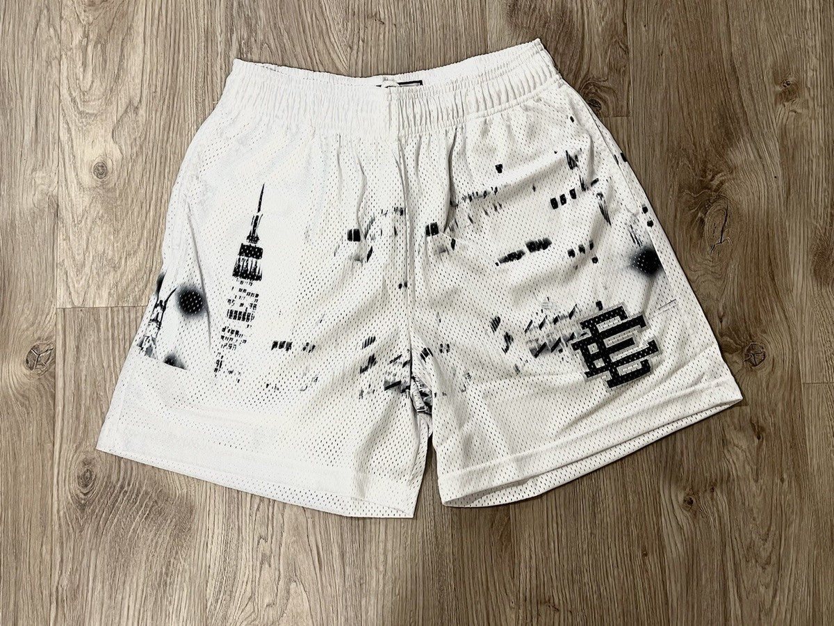 White EE Skyline Shorts